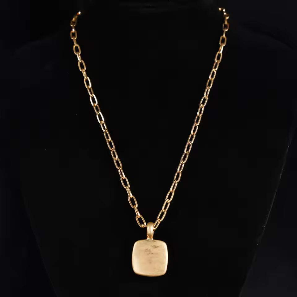 Thick Stainless Steel Necklace For Women Fashionable Exaggerated Necklace With Adjustable Chain Jewelry Birthday Party Gift